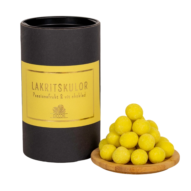 Lakritskulor passionsfrukt