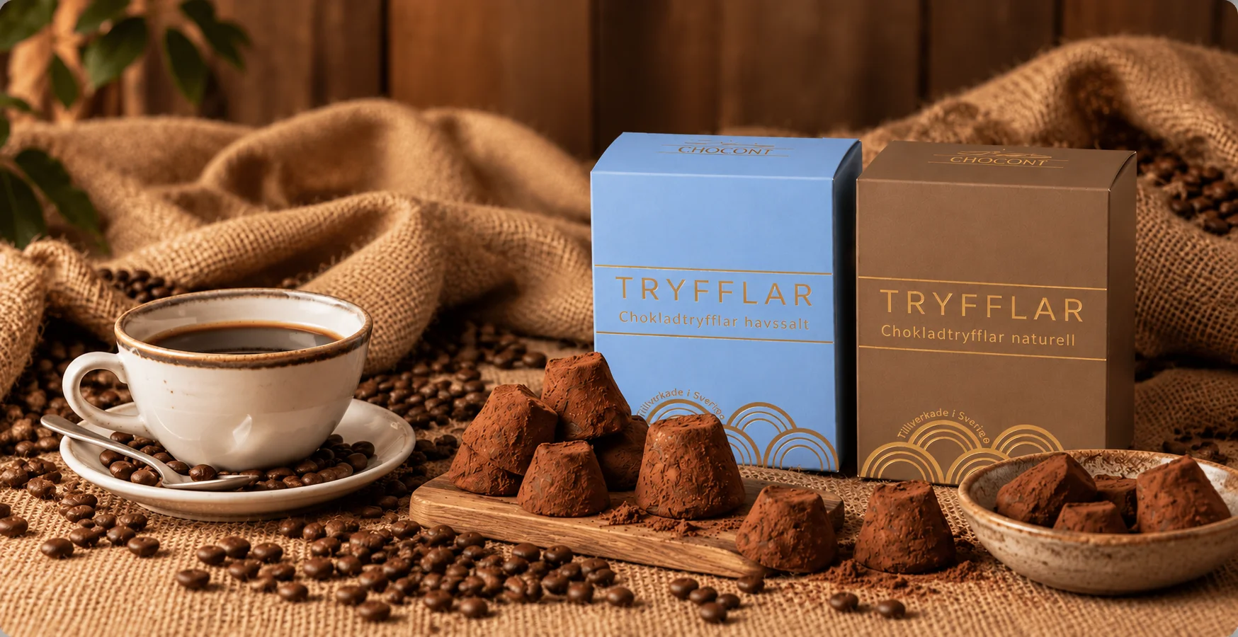 Kaffe och svenska tryfflar, klass-lag försäljning